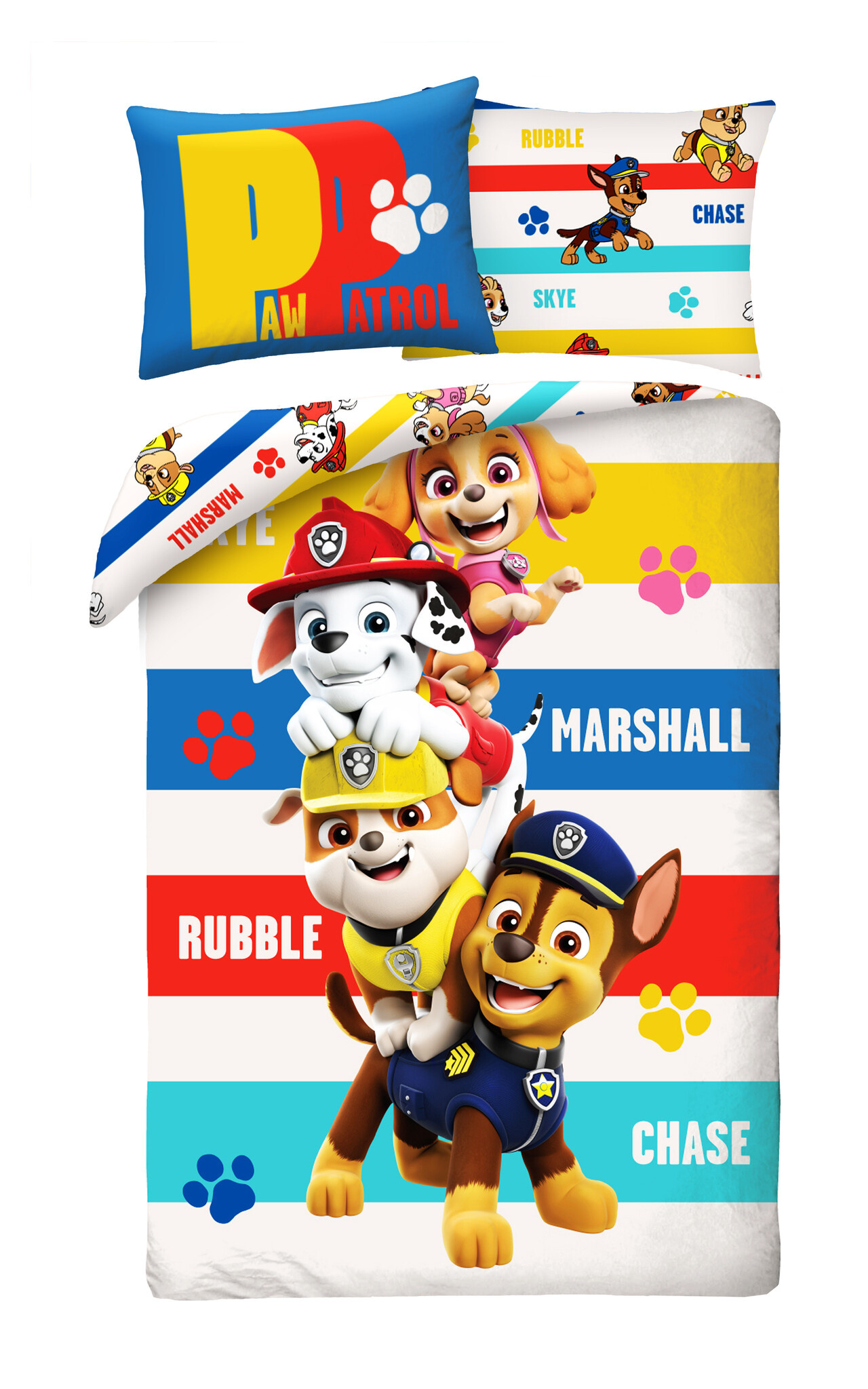 Paw Patrol Duvet cover, Team - Single - 140 x 200 cm / 70 x 90 cm - Cotton