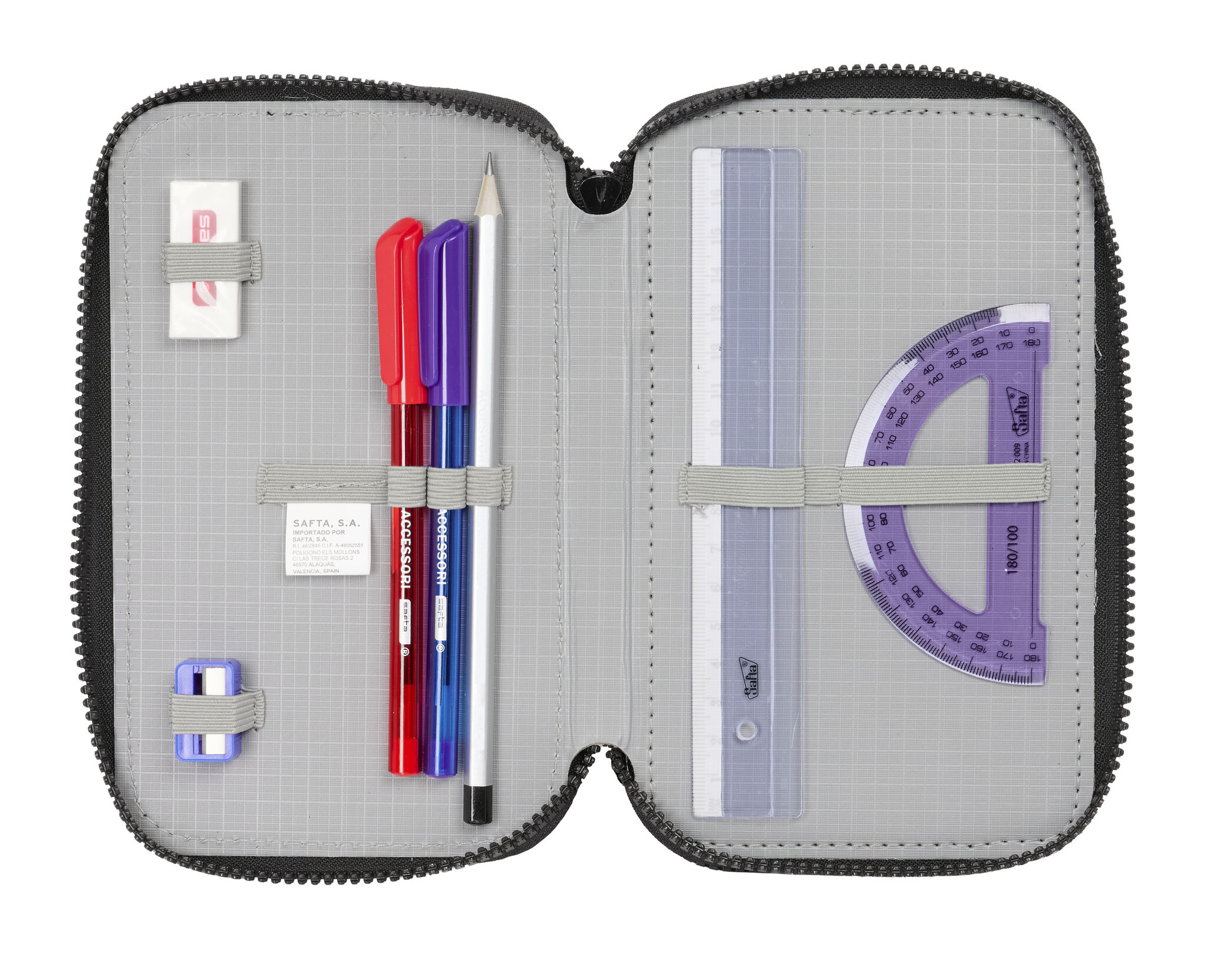 FC Barcelona Gevuld Etui, Logo - 36 stuks - 19,5 x 12,5 x 5,5 cm - Polyester