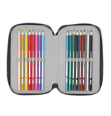 FC Barcelona Gevuld Etui, Logo - 36 stuks - 19,5 x 12,5 x 5,5 cm - Polyester
