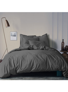Matt & Rose Duvet cover Anthracite 240 x 220 + 65 x 65 Washed cotton