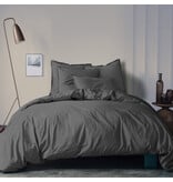Matt & Rose Duvet cover, Anthracite - Hotel size - 260 x 240 + 2x 65 x 65 cm - Washed cotton