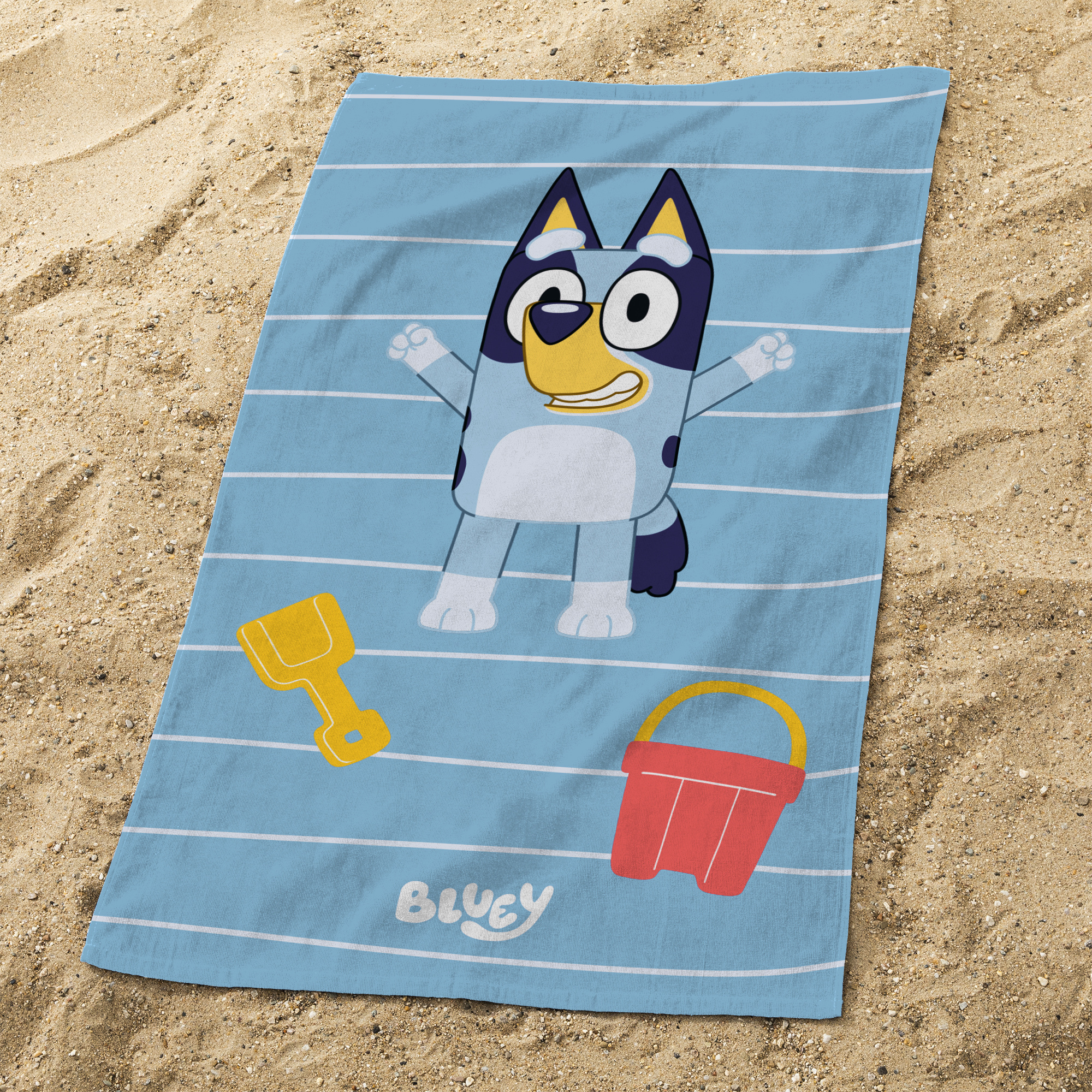 Bluey Beach towel, Relax - 70 x 120 cm - Cotton