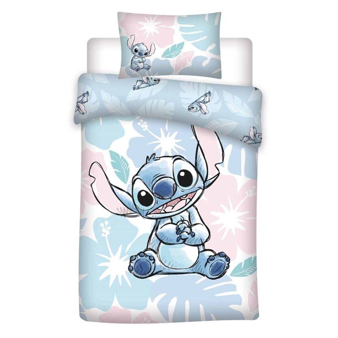 Disney Lilo & Stitch BABY / Peuter Dekbedovertrek, Sweet -140 x 100 cm - Katoen