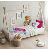 Cuddles BABY / Peuter dekbedovertrek, Zeemeermin - 100 x 135 cm / 40 x 60 cm - Katoen