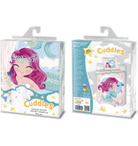Cuddles BABY / Peuter dekbedovertrek, Zeemeermin - 100 x 135 cm / 40 x 60 cm - Katoen