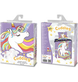 Cuddles BABY / Peuter dekbedovertrek, Unicorn - 100 x 135 cm / 40 x 60 cm - Katoen