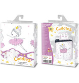 Cuddles BABY / Peuter dekbedovertrek, Ballerina - 100 x 135 cm / 40 x 60 cm - Katoen