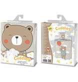 Cuddles BABY / Peuter dekbedovertrek, Beer - 100 x 135 cm / 40 x 60 cm - Katoen