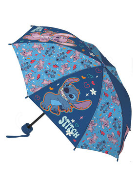 Disney Lilo & Stitch Paraplu Heart Ø 90 x 24/55 cm Polyester