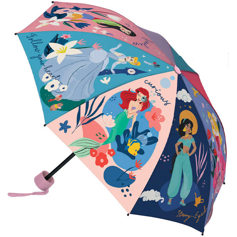 Disney Princess Umbrella, Follow your Heart - Ø 90 x 24/55 cm - Polyester