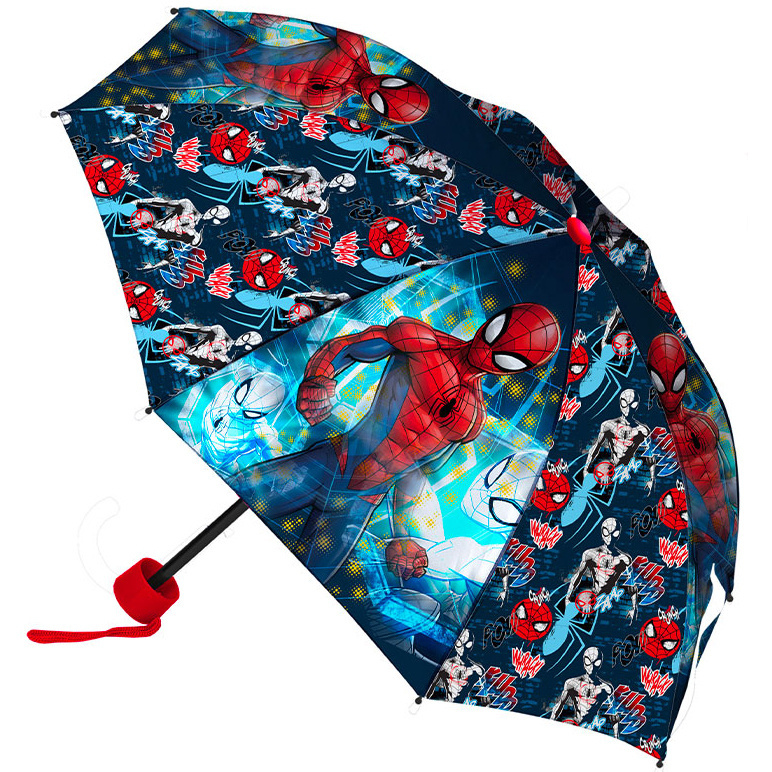 Spiderman Umbrella, True Hero - Ø 90 x 24/55 cm - Polyester