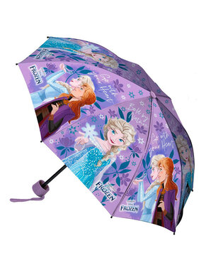 Disney Frozen Umbrella Go with your Heart Ø 90 x 24/55 cm Polyester