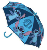 Disney Lilo & Stitch Paraplu, Blue - Ø 75 x 62 cm - Polyester