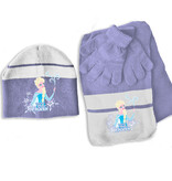 Disney Frozen Set hat, scarf and gloves, Love - ONE SIZE 3-6 yrs - Acrylic / Elastane