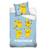 Pokemon Dekbedovertrek, Pika! - Eenpersoons - 140 x 200 cm / 70 x 90 cm - Katoen