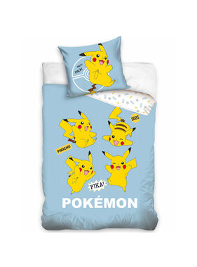 Pokemon Dekbedovertrek Pika! 140 x 200 cm / 70 x 90 cm Katoen