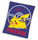 Pokemon Fleecedeken, Ready for Battle - 130 x 160 cm - Polyester
