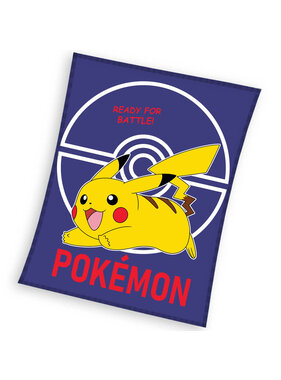 Pokemon Fleecedeken Ready for Battle  130 x 160 cm  Polyester