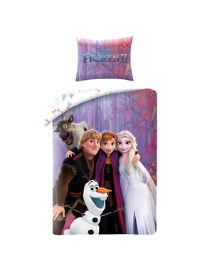Disney Frozen Duvet cover Friends 140 - 200 cm / 70 x 90 cm Cotton