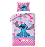 Disney Lilo & Stitch Duvet cover, Pink - Single - 140 - 200 cm / 70 x 90 cm - Cotton