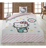 Hello Kitty Dekbedovertrek, Club - Eenpersoons - 140 x 200 + 65 x 65 cm - Katoen