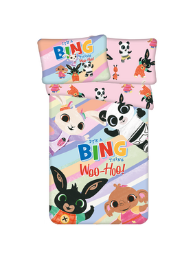 Bing Bunny BABY / Peuter dekbedovertrek, It's a Thing 135 x 100 + 40 x 60 cm Katoen