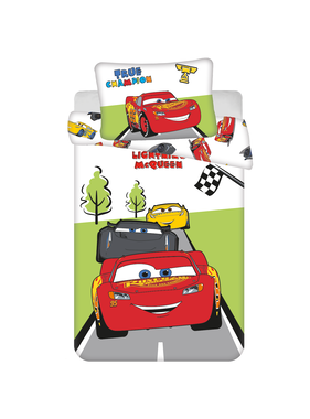 Disney Cars BABY / Peuter dekbedovertrek Champion 135 x 100 + 40 x 60 cm Katoen