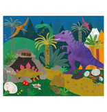 Floss & Rock Puzzle, Dino - 50 pieces - approx. 50 x 40 cm - 3D effect