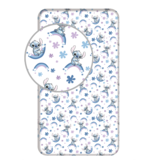 Disney Lilo & Stitch Hoeslaken Rainbow - Eenpersoons - 90 x 200 cm - Katoen