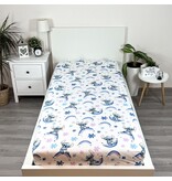 Disney Lilo & Stitch Hoeslaken Rainbow - Eenpersoons - 90 x 200 cm - Katoen