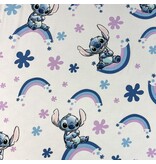 Disney Lilo & Stitch Hoeslaken Rainbow - Eenpersoons - 90 x 200 cm - Katoen