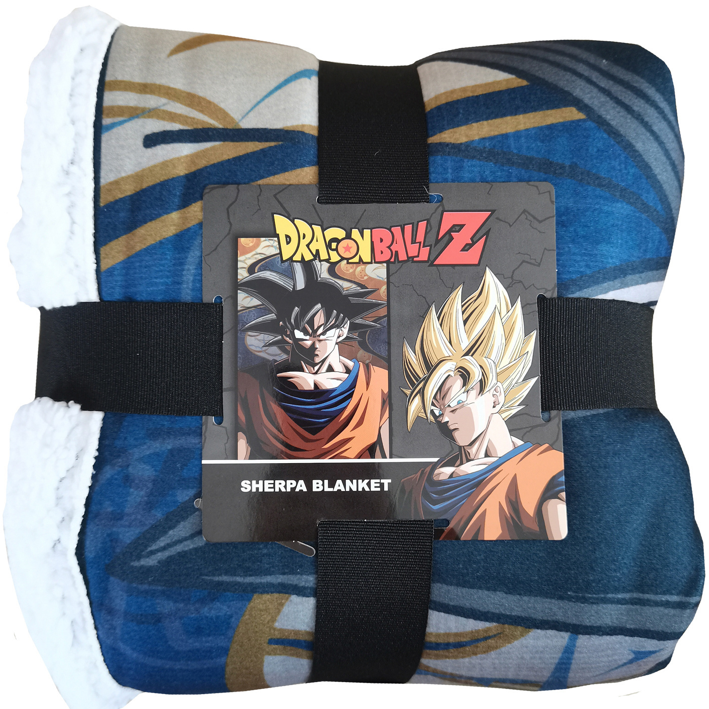 Dragon Ball Sherpa Fleecedeken, Kamehameha - 100 x 150 cm - Polyester
