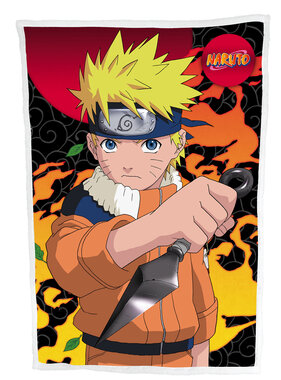 Naruto Sherpa Fleecedeken Hokage 100 x 150 cm Polyester