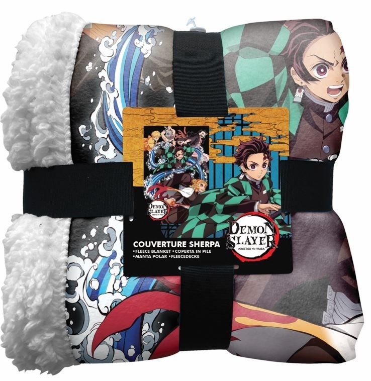 Demon Slayer Sherpa Fleece blanket, Nezuko - 100 x 150 cm - Polyester