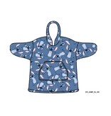 Disney Lilo & Stitch Hoodie Fleece Deken, Ohana - Volwassen - One Size - Polyester
