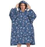 Disney Lilo & Stitch Hoodie Fleece Deken, Ohana - Volwassen - One Size - Polyester