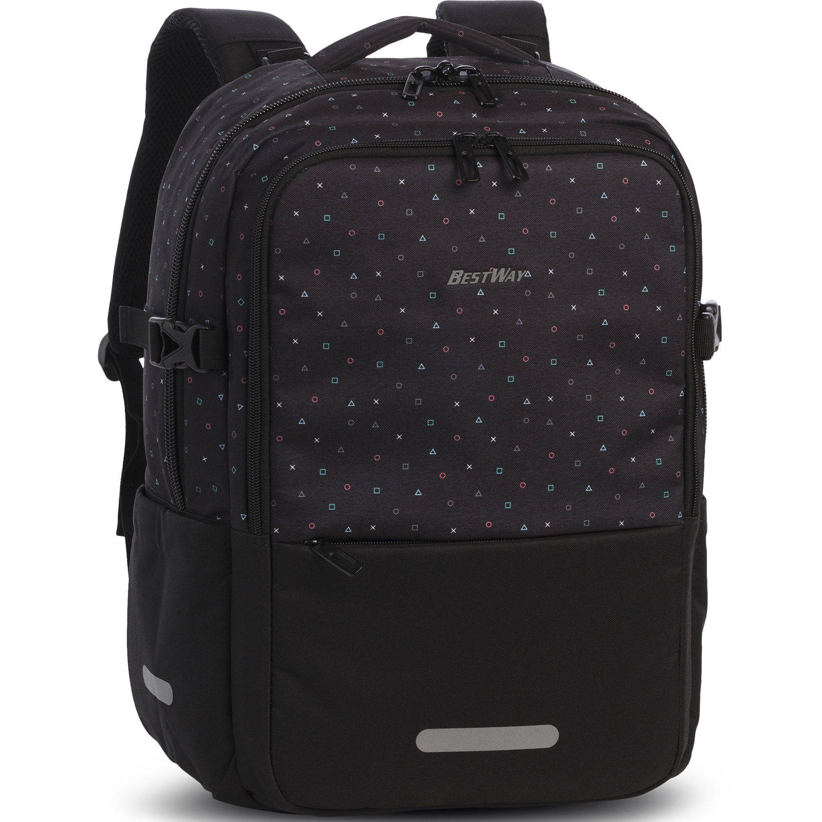 Bestway Backpack Cube Cabin, Black - 49 x 35 x 15 cm - Polyester