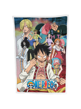 One Piece Sherpa Fleecedeken Crew 100 x 150 cm Polyester