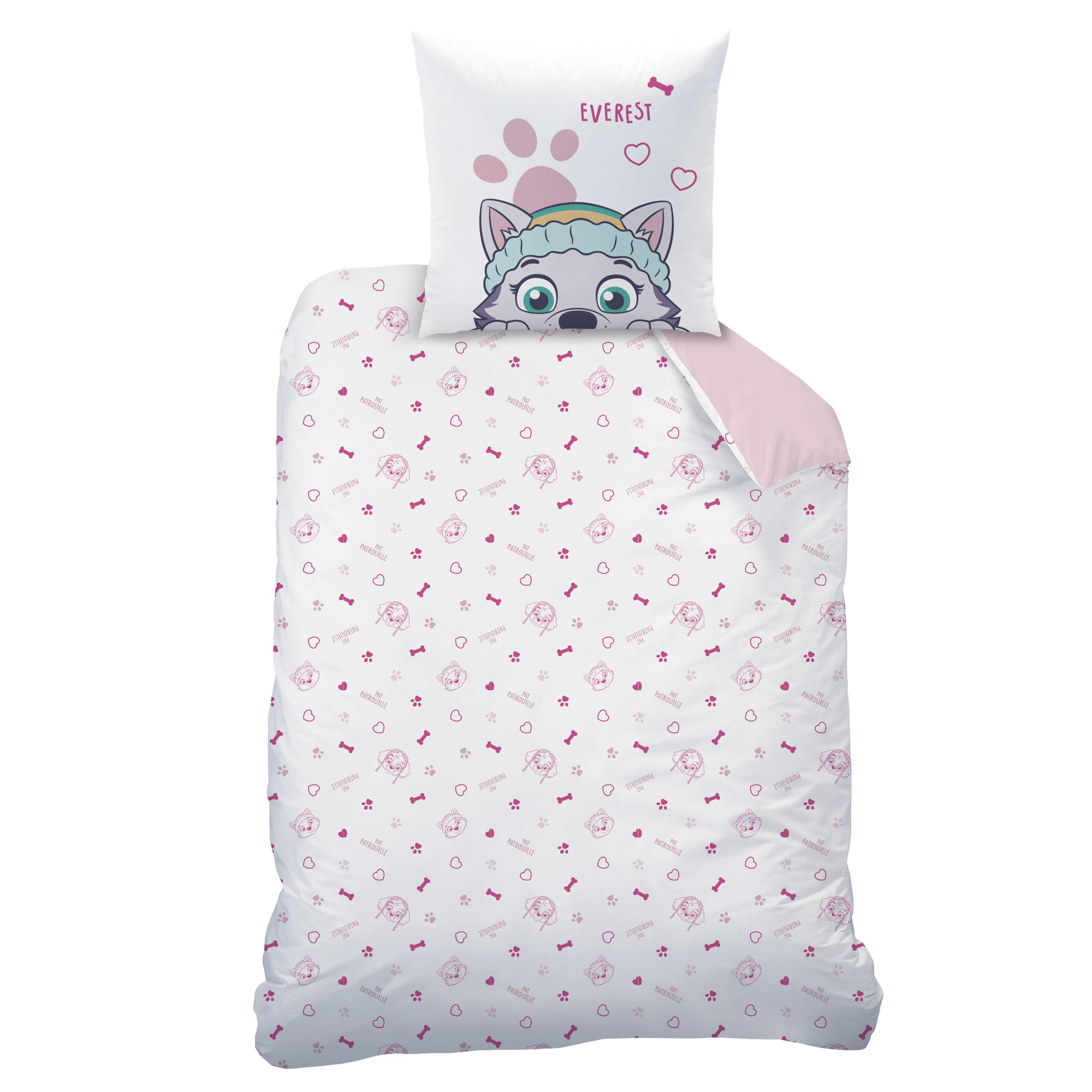 Paw Patrol Duvet cover Sweet - 140 x 200 + 63 x 63 cm - Cotton