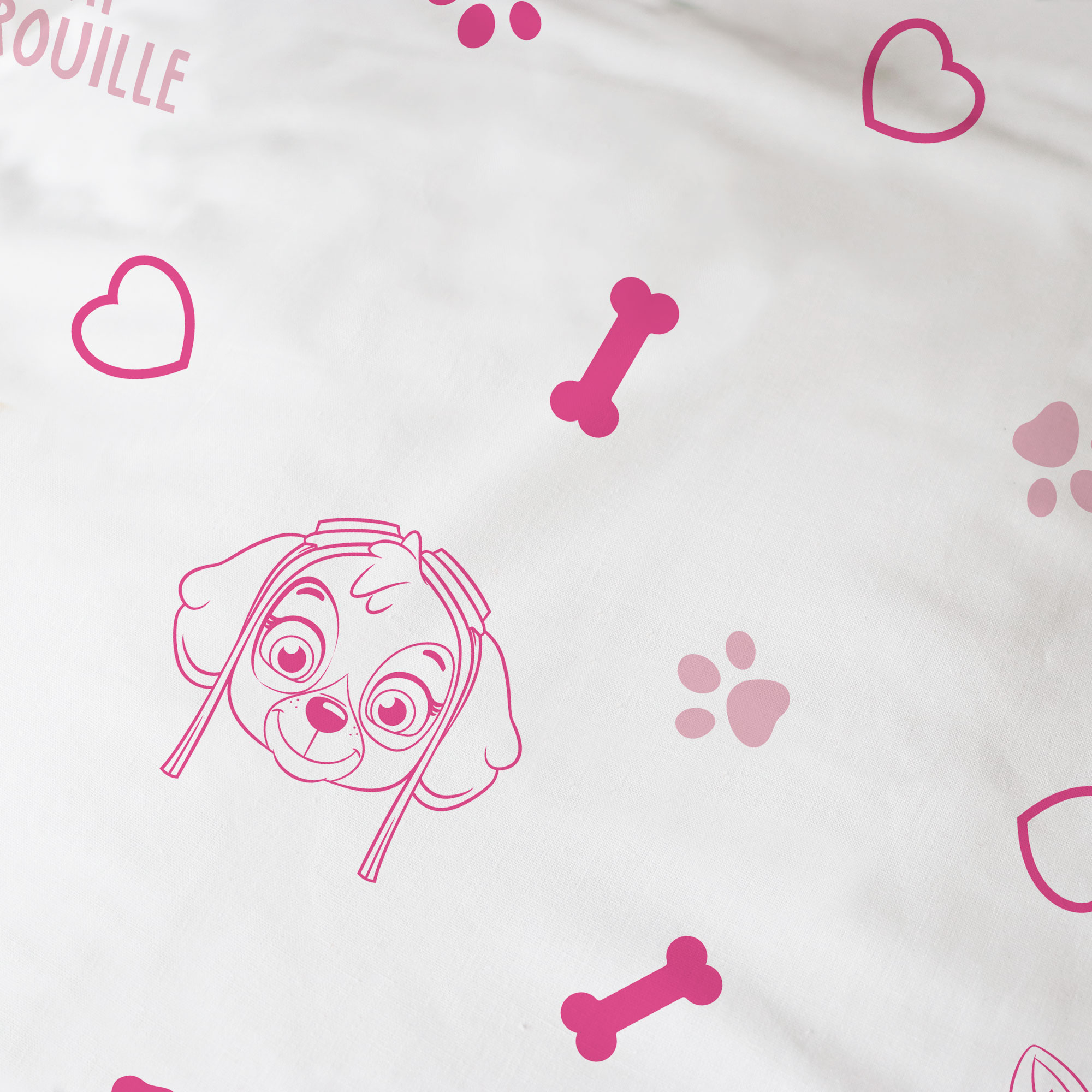 Paw Patrol Duvet cover Sweet - 140 x 200 + 63 x 63 cm - Cotton