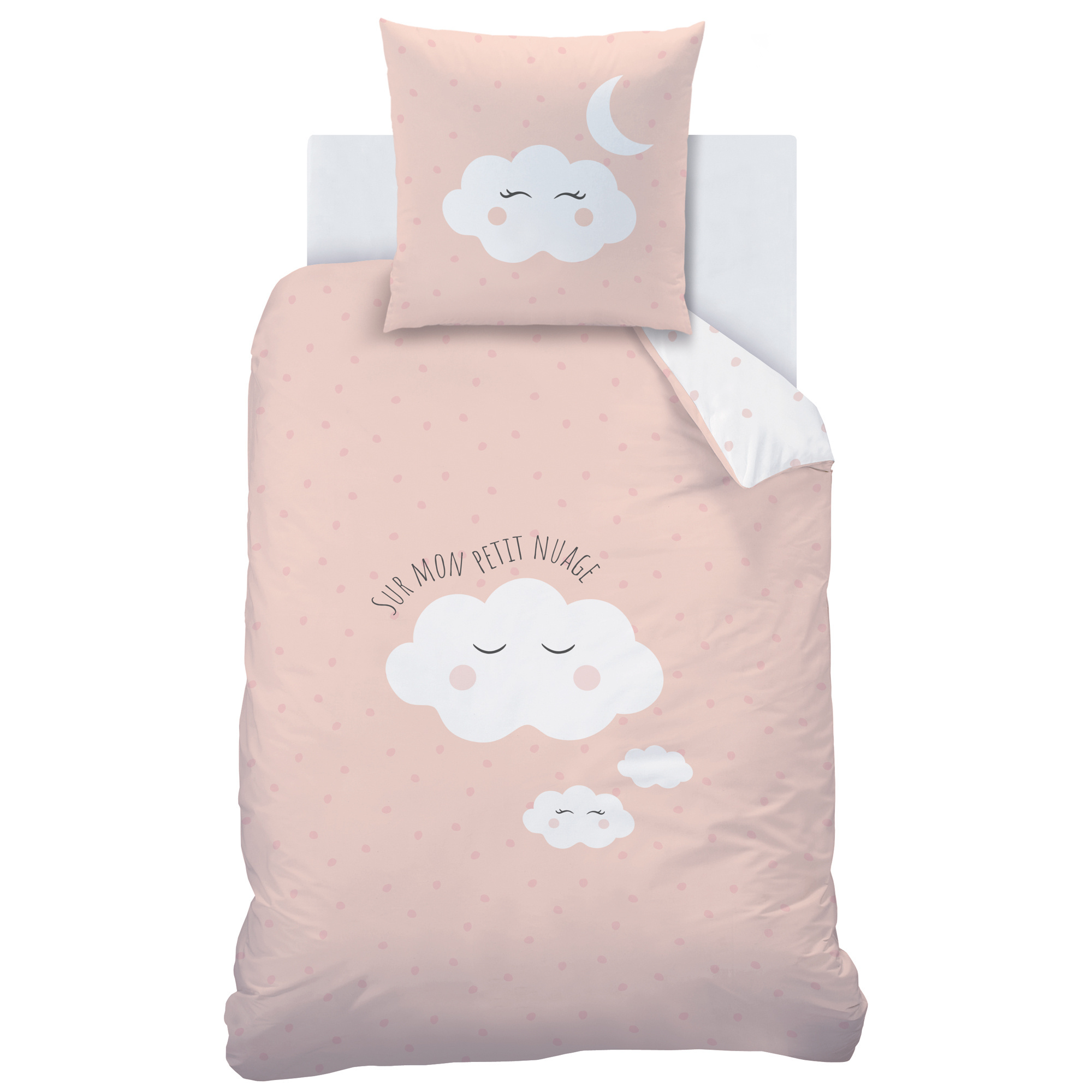 Matt & Rose Duvet cover, Clouds - Single - 140 x 200 + 63 x 63 cm - Cotton