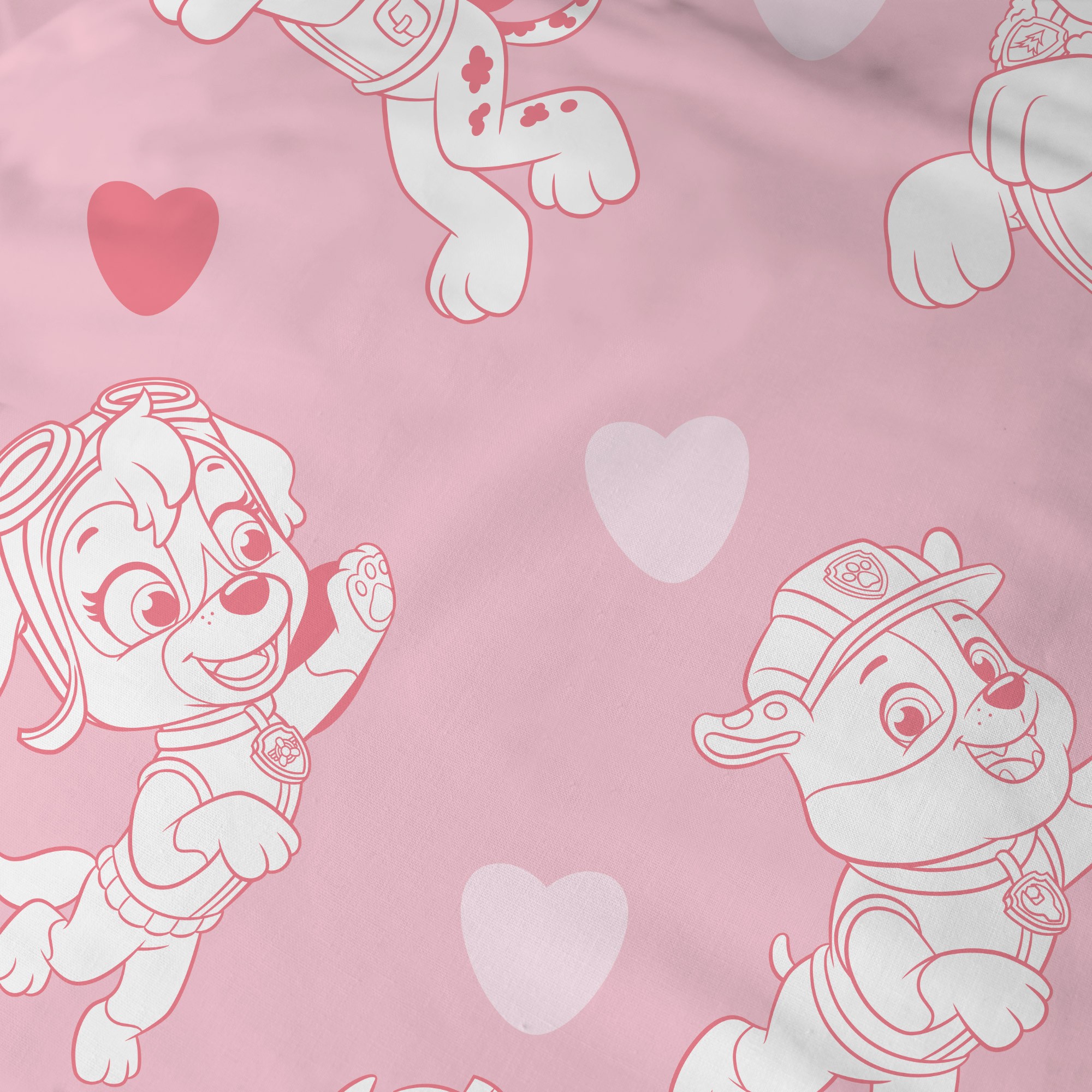 Paw Patrol Duvet cover Friends Furever - 140 x 200 + 63 x 63 cm - Cotton