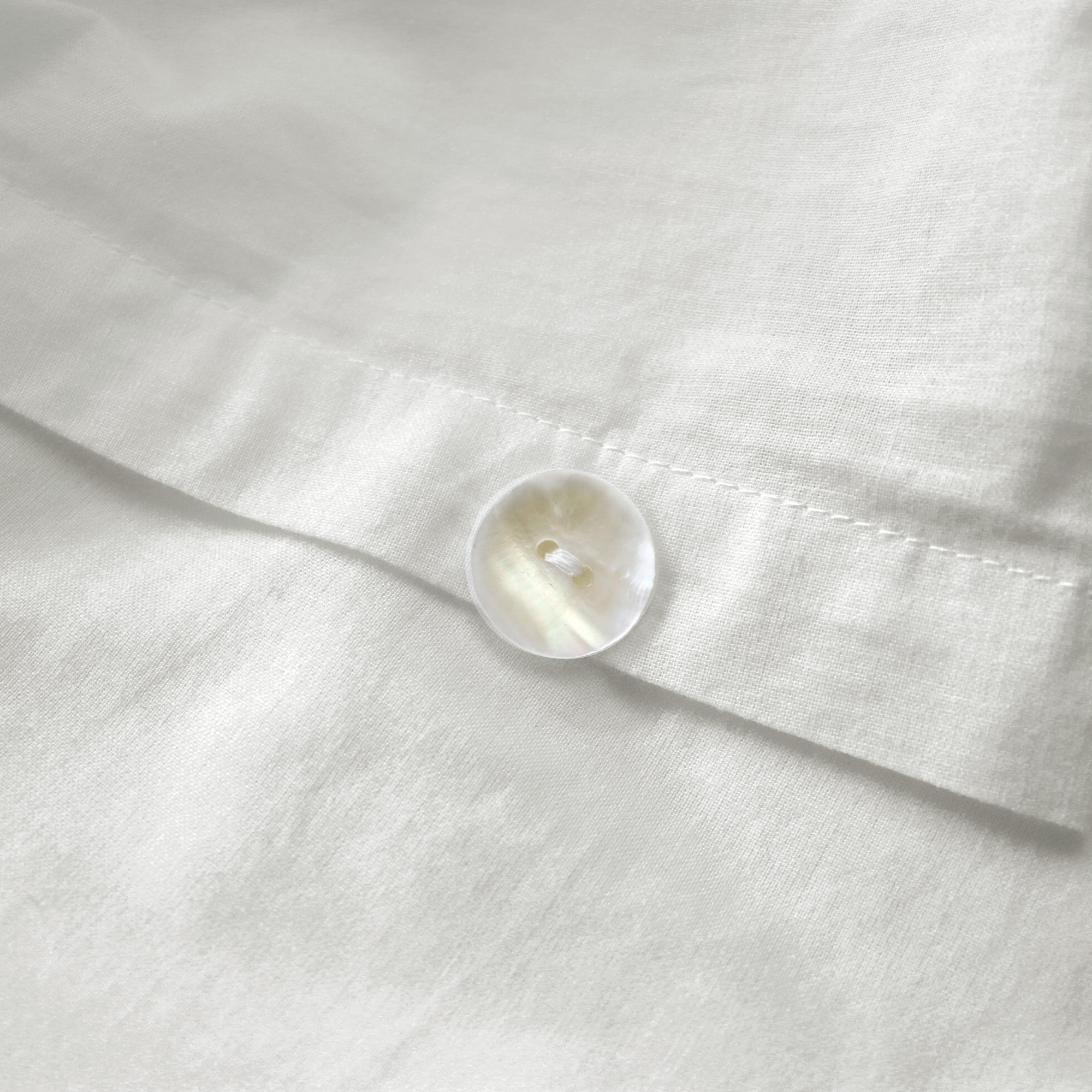 Matt & Rose Duvet cover White - 240 x 220 + 2x 65 x 65 cm - Washed cotton