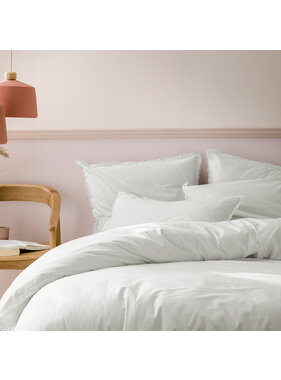 Matt & Rose Duvet cover White 260 x 240 + 65 x 65 Washed cotton