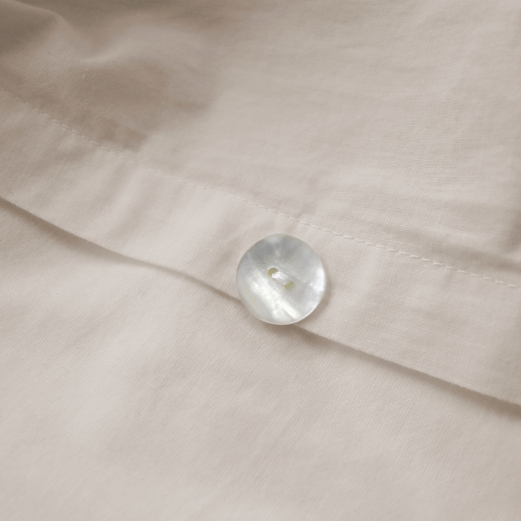 Matt & Rose Dekbedovertrek Beige - 240 x 220 + 2x 65 x 65 cm - Gewassen katoen