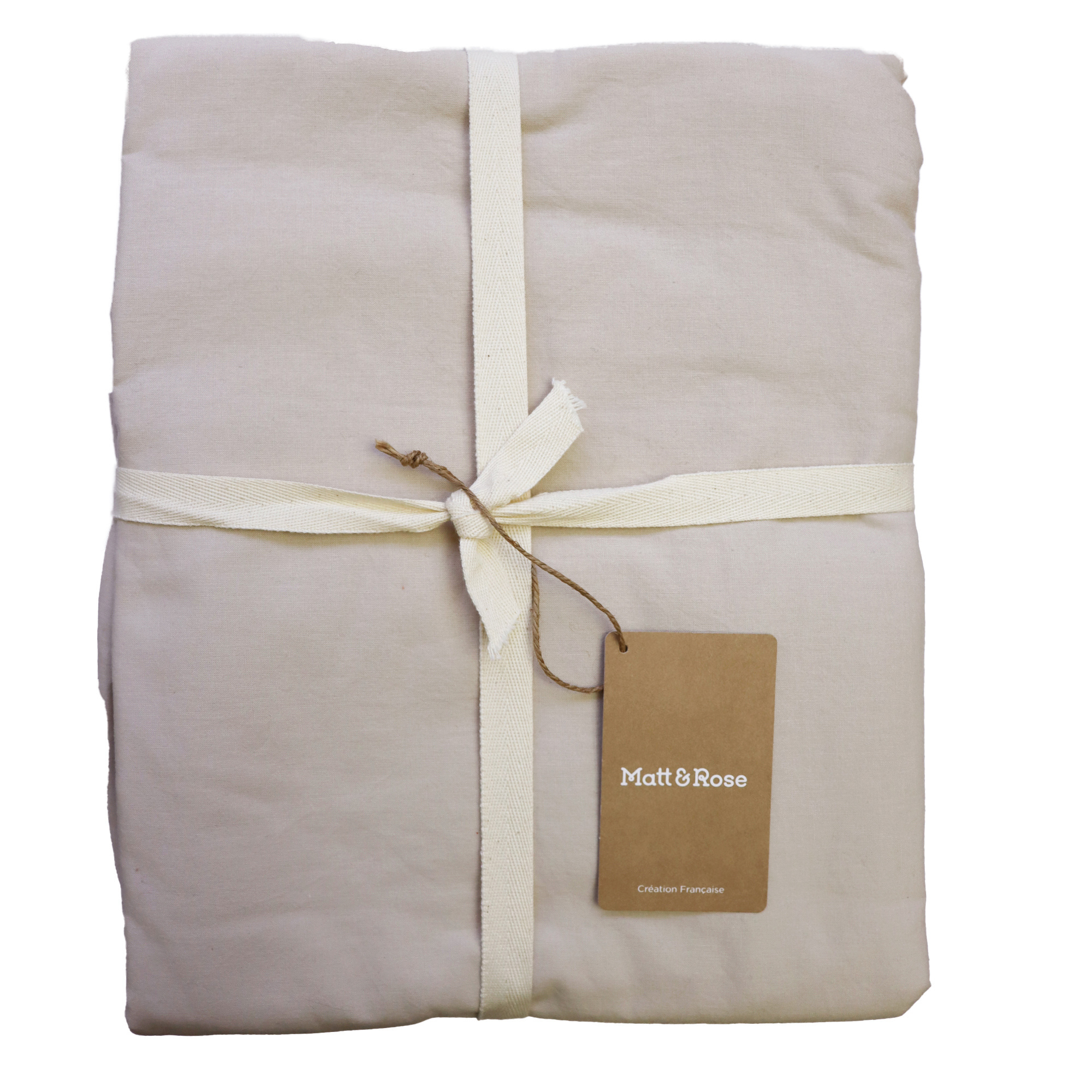 Matt & Rose Duvet cover Beige - 240 x 220 + 2x 65 x 65 cm - Washed cotton