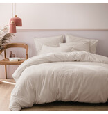 Matt & Rose Dekbedovertrek Beige - 260 x 240 + 2x 65 x 65 cm - Gewassen Katoen