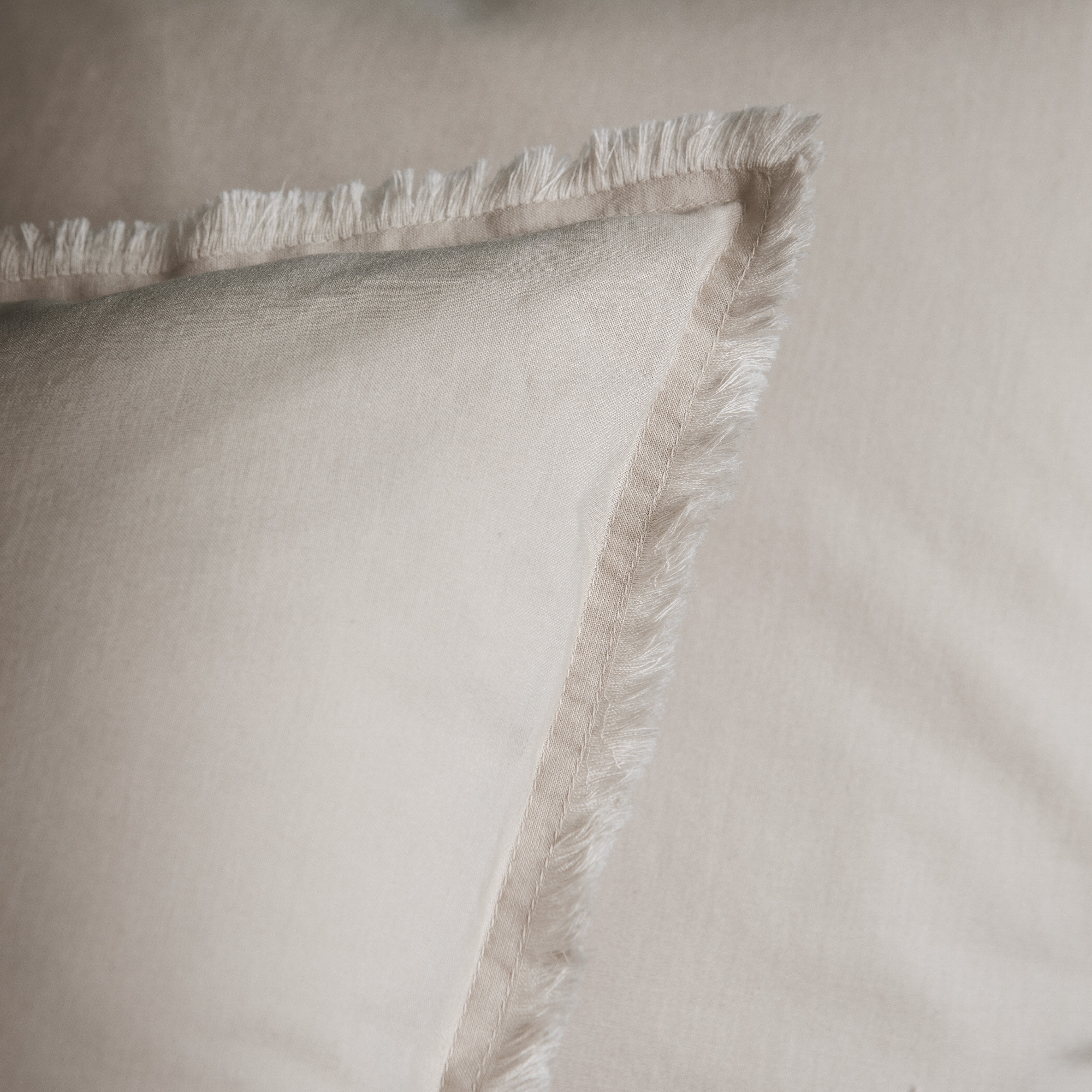 Matt & Rose Duvet cover Beige - 260 x 240 + 2x 65 x 65 cm - Washed Cotton