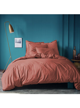 Matt & Rose Duvet cover Terracotta 240 x 220 + 65 x 65 Washed cotton