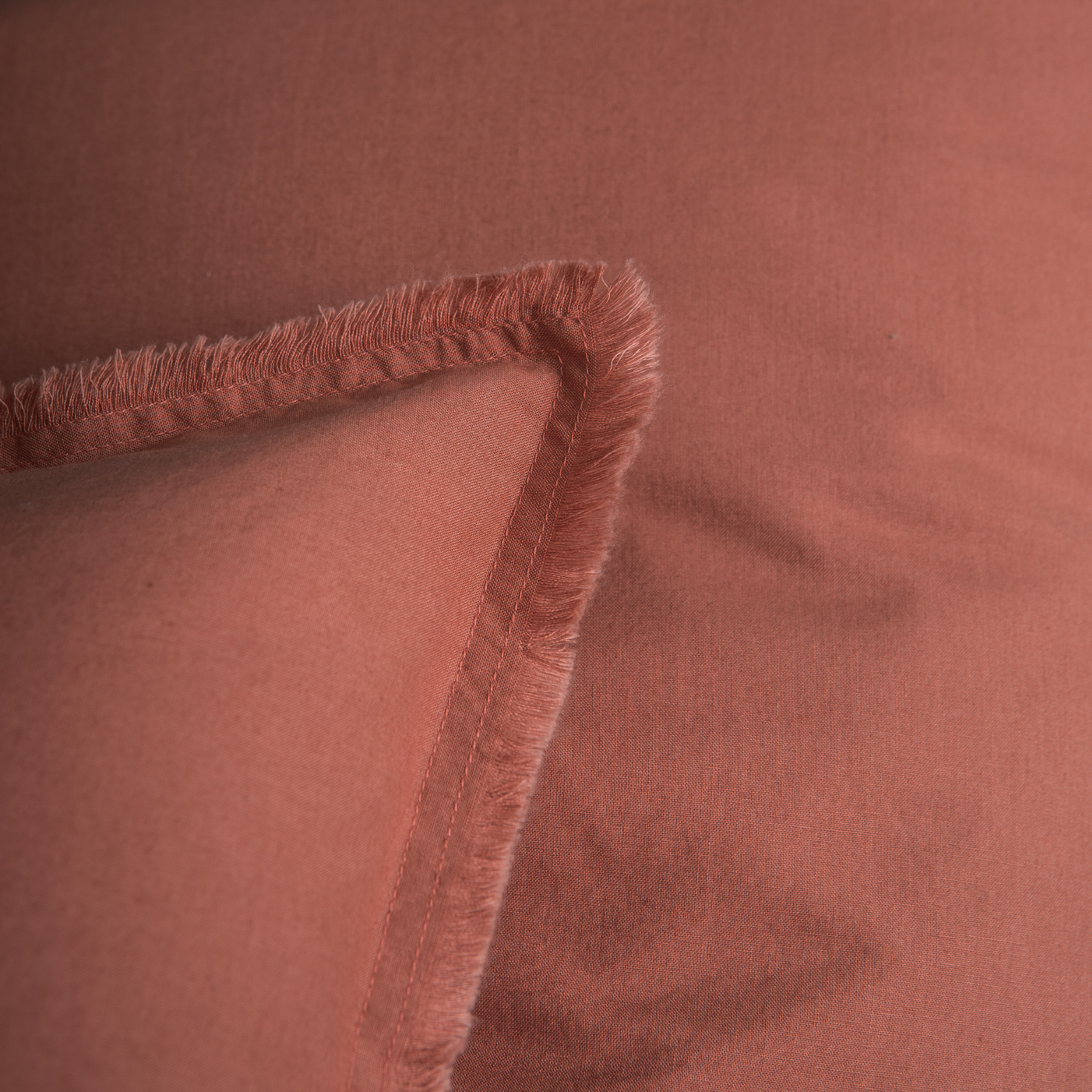 Matt & Rose Duvet cover Terracotta - 240 x 220 + 2x 65 x 65 cm - Washed cotton